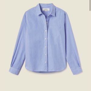 GRACE CLASSIC SHIRT BLUE/WHITE STRIPES